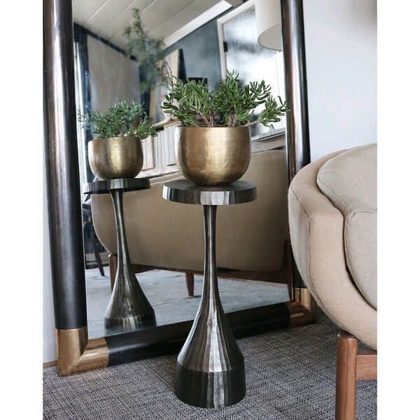 Luca Vintage Brass Cocktail Table, image 3