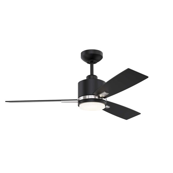 Nuvel Black Satin Nickel 42-Inch Integrated LED Ceiling Fan, image 1