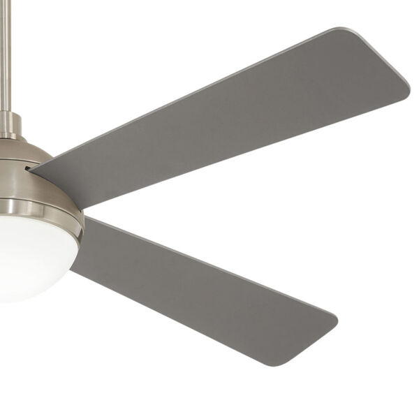 Orb Brushed Steel with Brushed Nickel 54-Inch LED Ceiling Fan, image 3