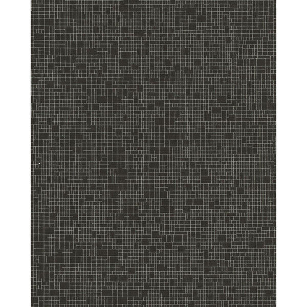 Color Digest Dark Gray Wires Crossed Wallpaper - SAMPLE SWATCH ONLY, image 1