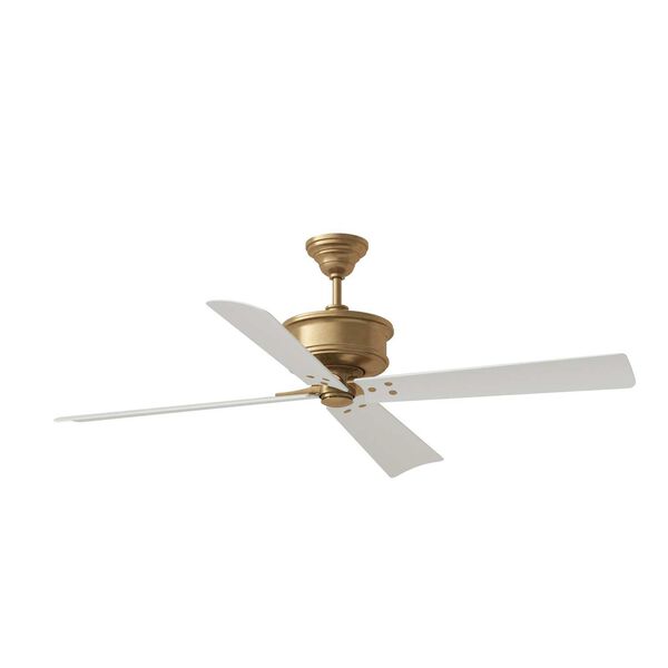 Subway Hand Rubbed Brass 56-Inch Ceiling Fan, image 1