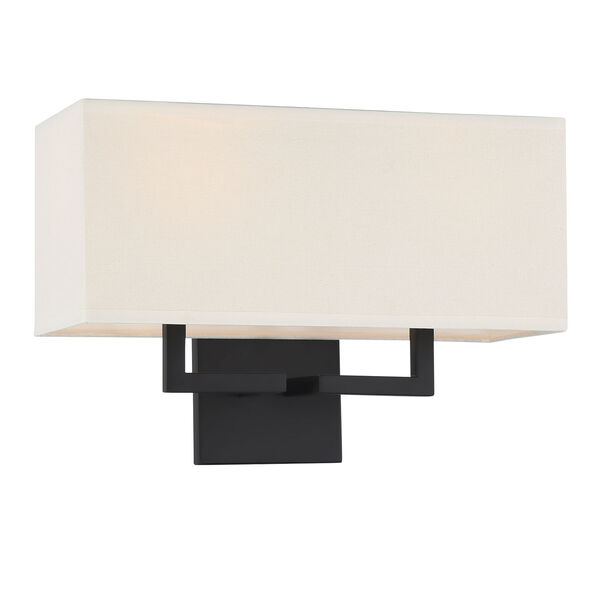 Coal 16-Inch Two-Light Wall Sconce, image 1
