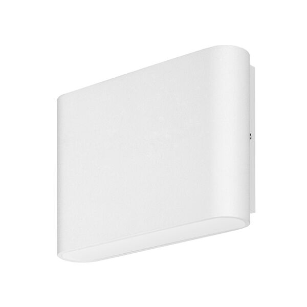 White Five-Inch One-Light LED Rectangle Sconce, image 1