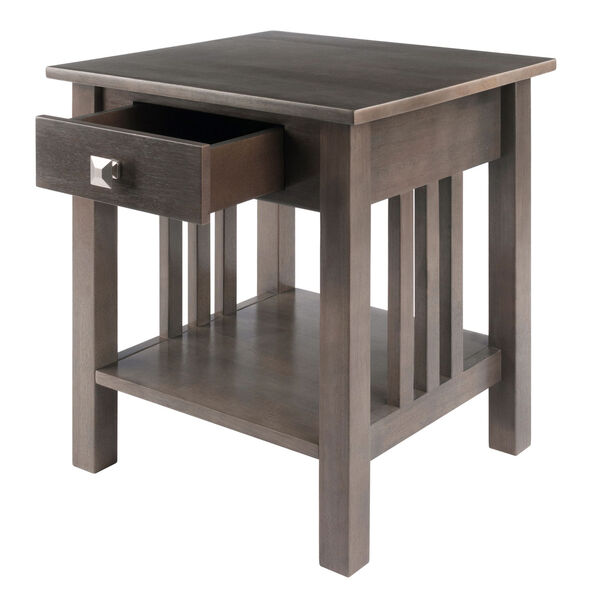 Stafford Oyster Gray End Table, image 2