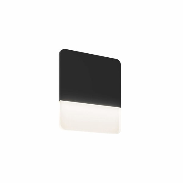 Black 10-Inch Square Ultra Slim LED Wall Sconce, image 1