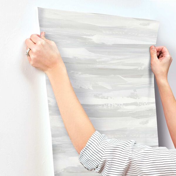 On The Horizon Grey Slate Wallpaper, image 4