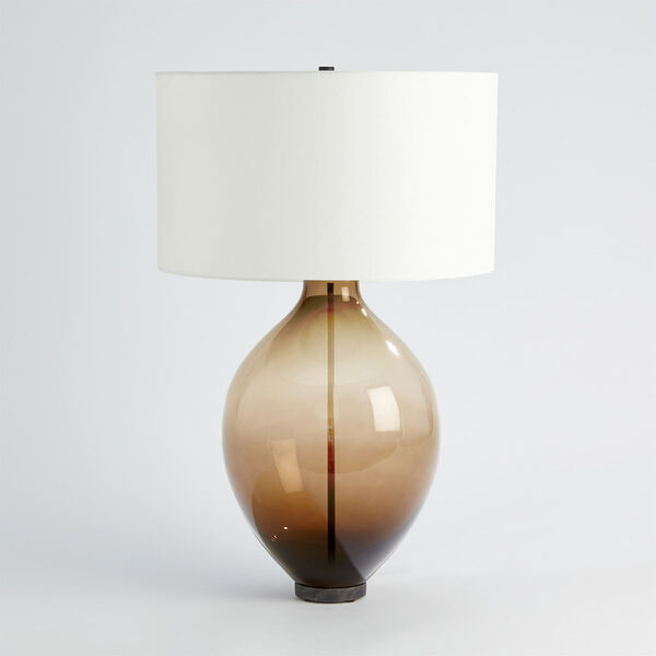 Amphora Topaz Two-Light Glass Table Lamp, image 2