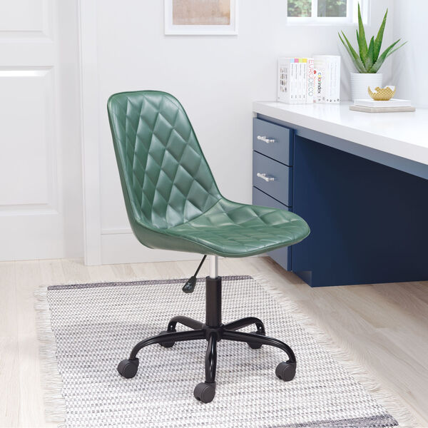 Ceannaire Green and Black Office Chair, image 2