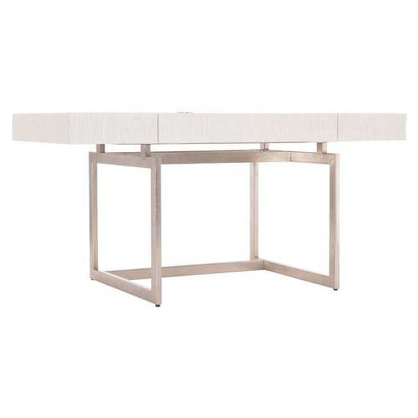 Solaria Weathered Bone and Stainless Steel Desk, image 2