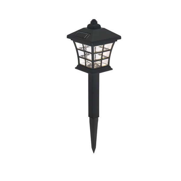Dux Black 4-Inch LED Outdoor Path Light, Pack of Six, image 6