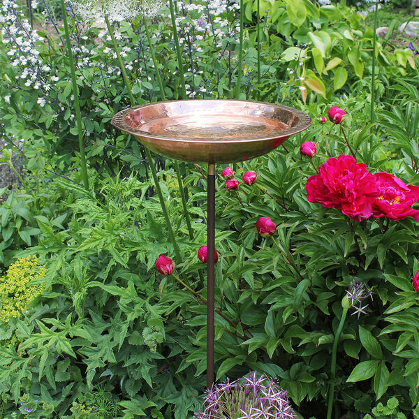 Hammered Copper Bowl with stand, image 3