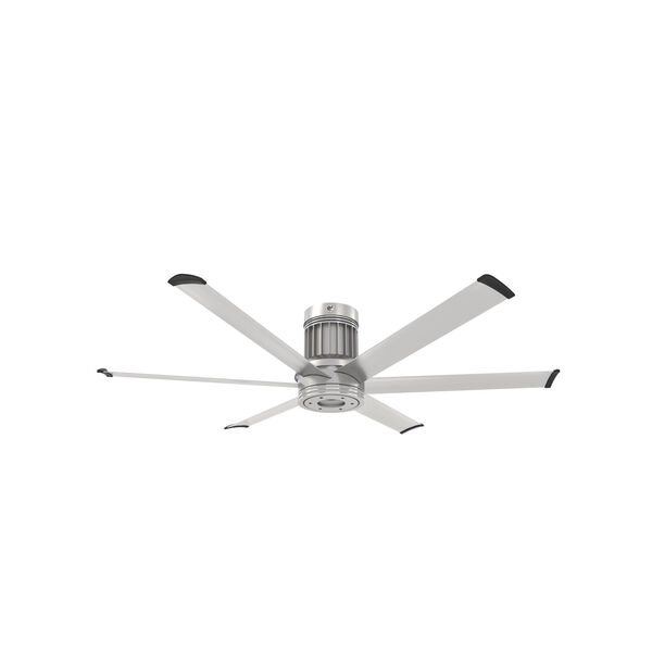 i6 Brushed Silver 60-Inch Direct Mount Outdoor Smart Ceiling Fan, image 1