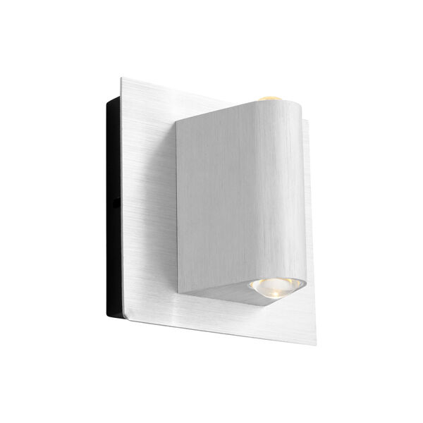 Cadet Brushed Aluminum Two-Light LED Outdoor Wall Sconce, image 4