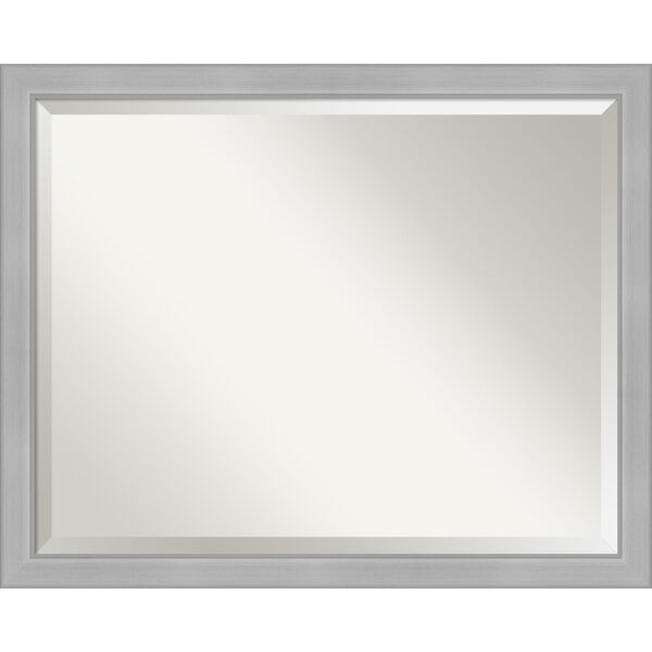Vista Brushed Nickel 31W X 25H-Inch Bathroom Vanity Wall Mirror, image 1