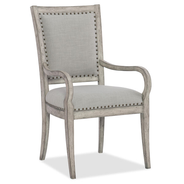 Boheme Vitton Beige Upholstered Arm Chair, image 1
