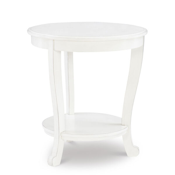 Gianna White Side Table, image 1
