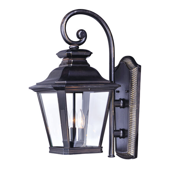 Knoxville Bronze Nine-Inch Three-Light Outdoor Wall Mount, image 1