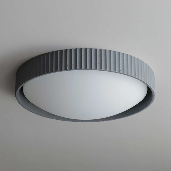 Souffle Gray 18-Inch LED Flush Mount, image 3