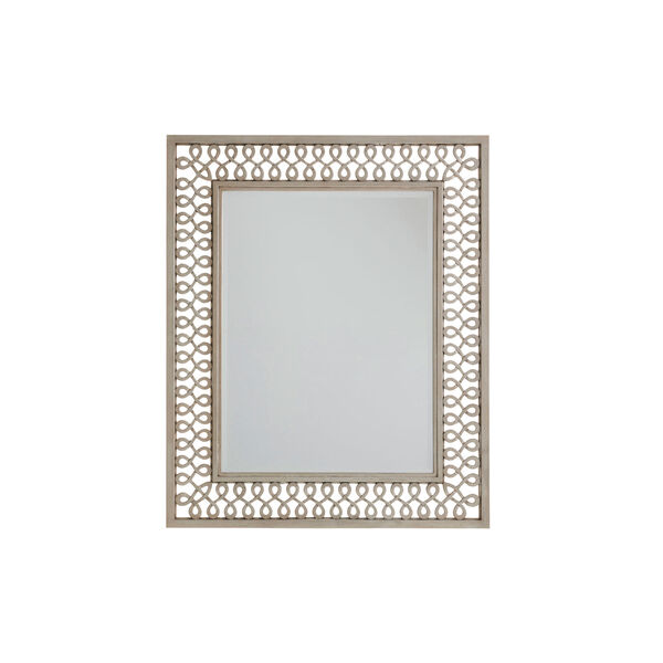 Malibu Warm Taupe 37 x 45 Inch Manzanita Metal Mirror, image 1
