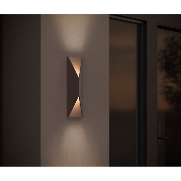 Prisma Textured Bronze LED 5-Inch Wall Sconce, image 2