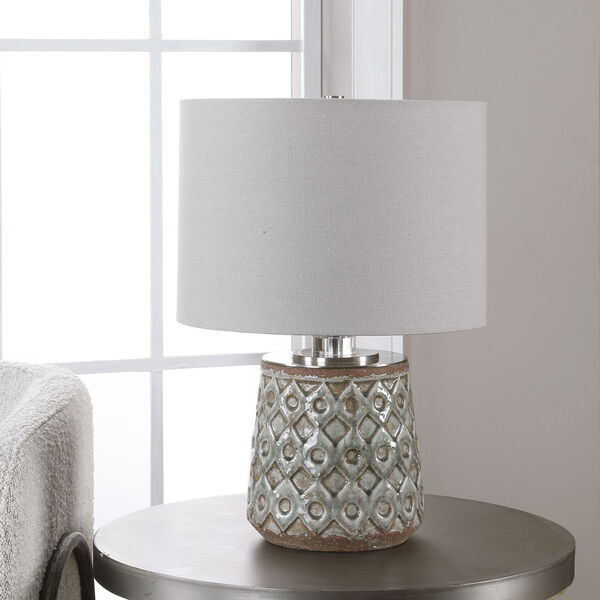 Cetona Blue and Gray One-Light Table Lamp, image 3