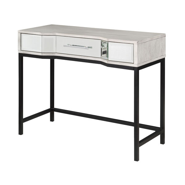 Gabby White Black Console Table, image 1