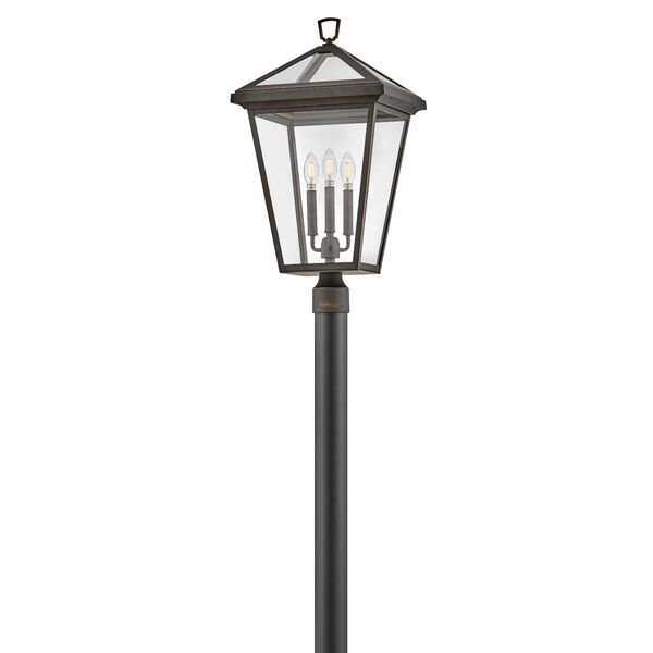 Alford Place Oil Rubbed Bronze Three-Light Large LED Post Mount, image 3