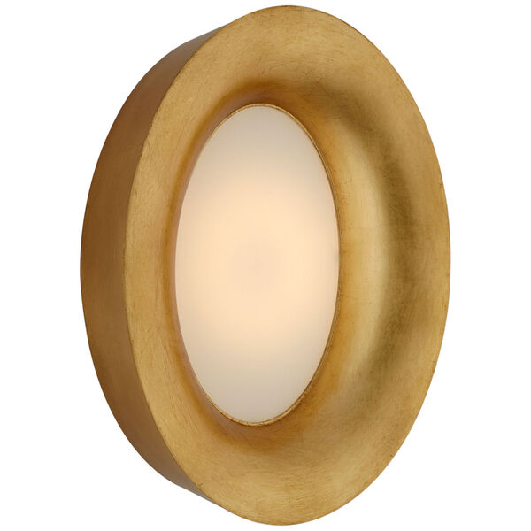 Halo Medium Oval Sconce in Gild by Barbara Barry, image 1