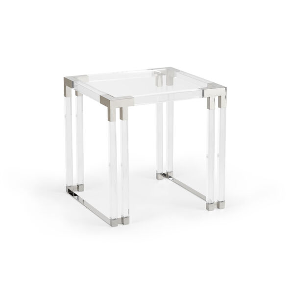 Silver 24-Inch Bowen Side Table, image 1