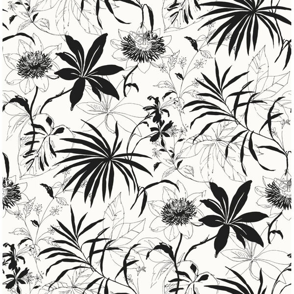 NextWall Tropical Garden Peel and Stick Wallpaper, image 2
