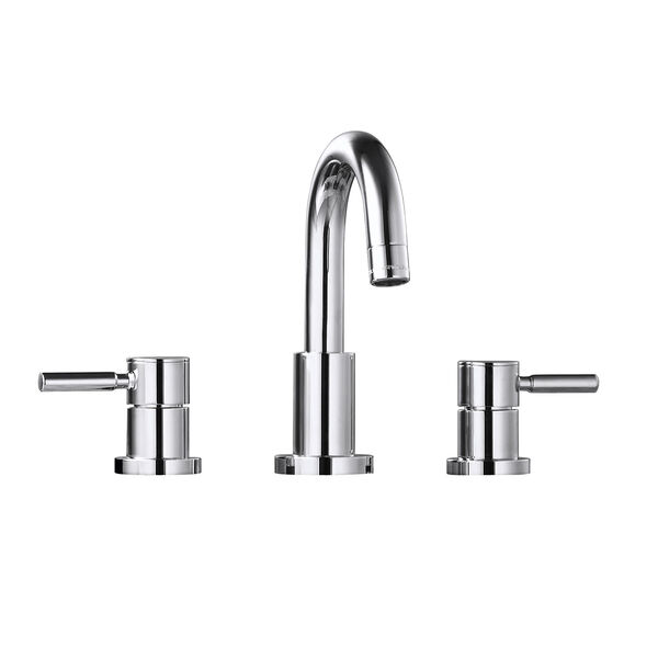 Positano Chrome Plated 8-Inch Widespread Bath Faucet, image 1