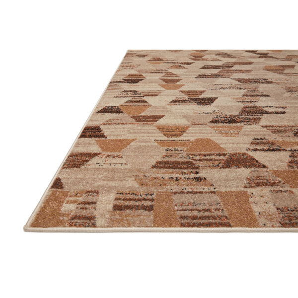 Chalos Beige and Nutmeg 5 Ft. 5 In. x 7 Ft. 6 In. Area Rug, image 2