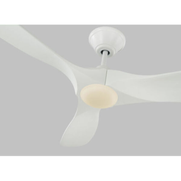 Maverick Matte White 52-Inch LED Ceiling Fan, image 1