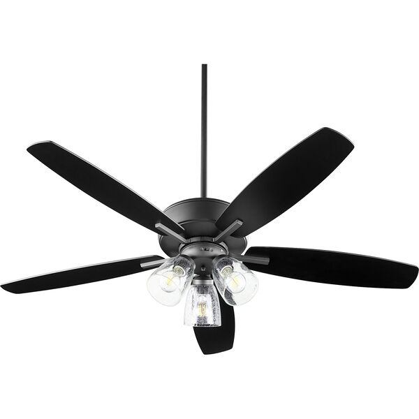 Breeze Black Three-Light LED Ceiling Fan, image 1