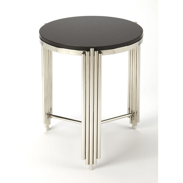 Black 23-Inch Accent End Tables, image 1