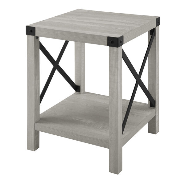 Gray Side Table, image 6