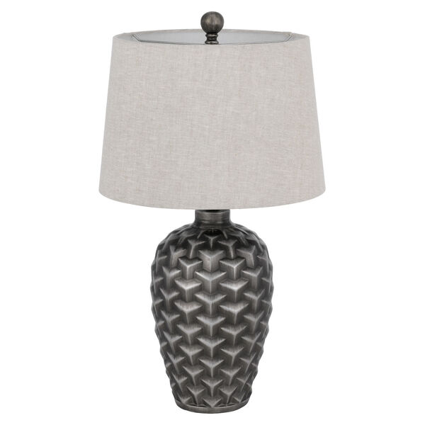 Dresano Metallic Silver One-Light Table Lamp, image 5