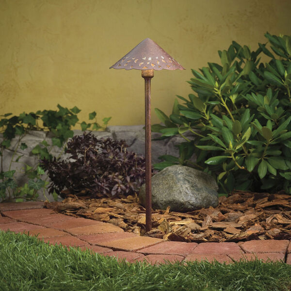 Lace Textured Tannery Bronze 22-Inch One-Light Landscape Path Light, image 1
