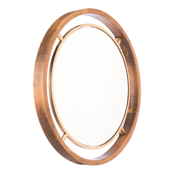 Round Gold Mirror Gold, image 1