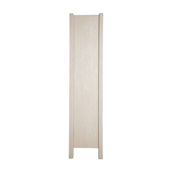 Elias Cerused White and Natural Bay Cabinet, image 5
