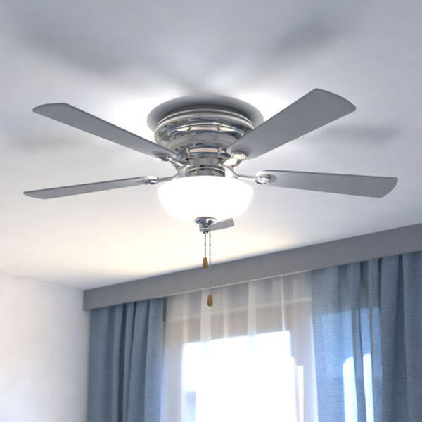 Expo Satin Nickel Two-Light Ceiling Fan, image 6