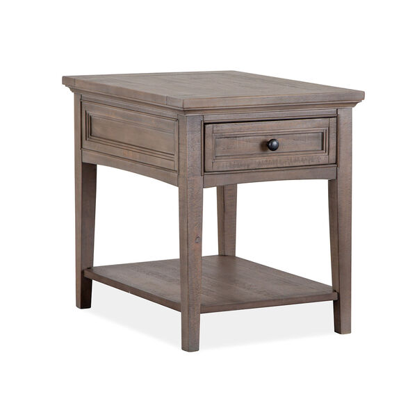 Paxton Place Dovetail Gray Rectangular End Table, image 6