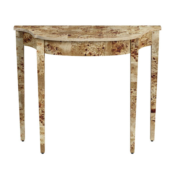 Chester Light Burl Console Table, image 1