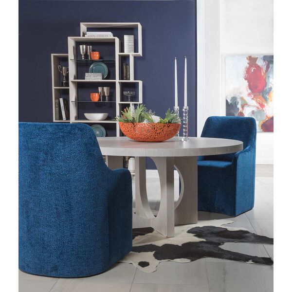 Signature Designs Misty Gray Apostrophe Round Dining Table, image 3