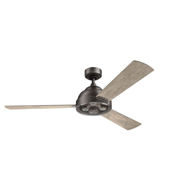 Pinion Anvil Iron 60-Inch Ceiling Fan, image 1