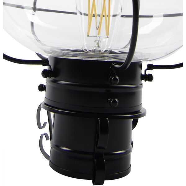 Classic Onion Black One-Light Outdoor Post, image 4