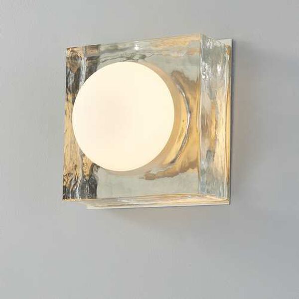 Mackay Polished Nickel One-Light Square Wall Sconce, image 3