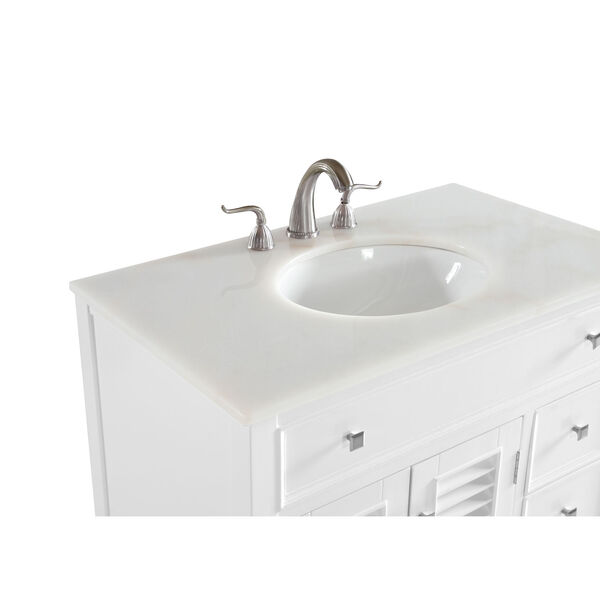 Cape Cod White 36-Inch Vanity Sink Set, image 4