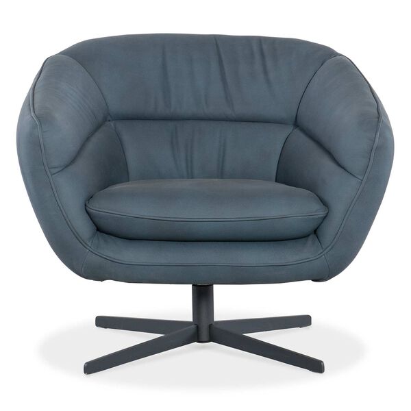 Blue Mina Swivel Chair, image 4