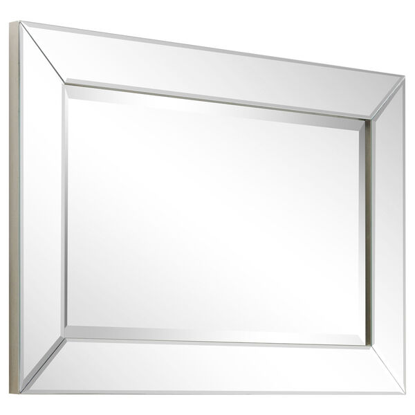 Moderno Clear 30 x 20-Inch Beveled Rectangle Wall Mirror, image 4